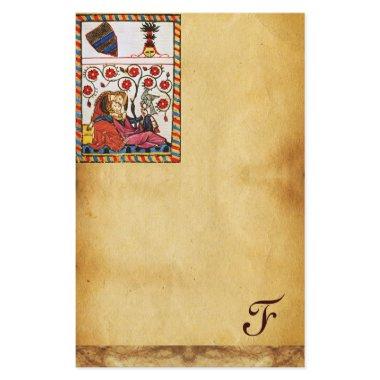 ETERNAL LOVE VALENTINE'S DAY PARCHMENT MONOGRAM STATIONERY