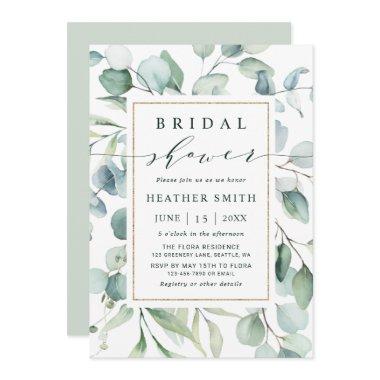 Ethereal Eucalyptus Gold Greenery