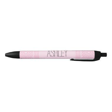 Ethnic Boho-chic Pink Personalized Pen 2
