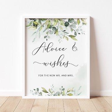 Eucalyptus advice and wishes for Newlyweds Poster