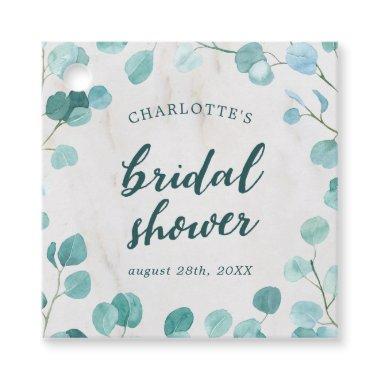 Eucalyptus and Marble  Favor Tags