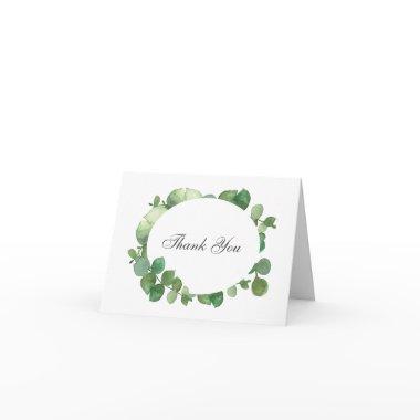 Eucalyptus Boho Greenery Thank You Invitations