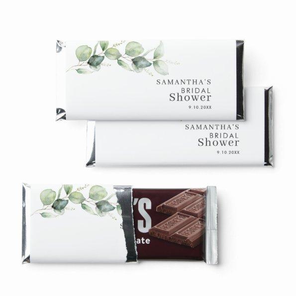 Eucalyptus Botanical Foliage  Hershey Bar Favors