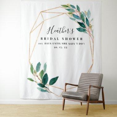 Eucalyptus Bridal Shower Backdrop, Photo Prop