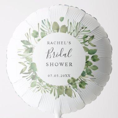 Eucalyptus Bridal Shower Botanical Boho Chic Balloon