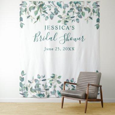 Eucalyptus Bridal Shower Chic Photo Booth Backdrop