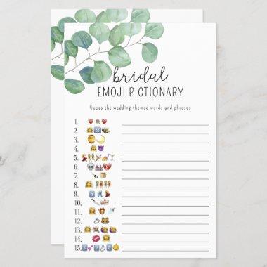 Eucalyptus - bridal shower emoji pictionary game