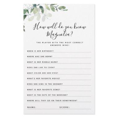 Eucalyptus  Game