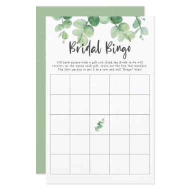 Eucalyptus  Game Bingo Greenery Chic