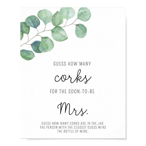 Eucalyptus -  Guess How Many Corks Poster