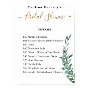 Eucalyptus 🌸  Itinerary Plan Poster