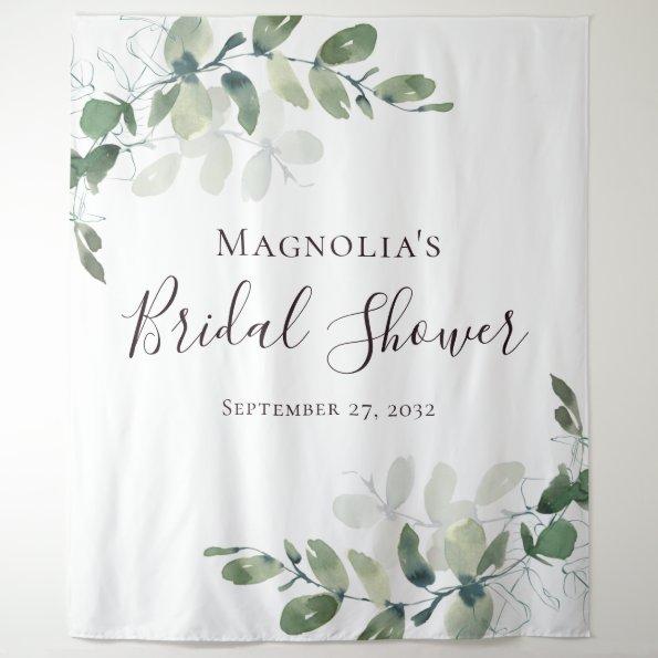 Eucalyptus Bridal Shower Photo Booth Backdrop