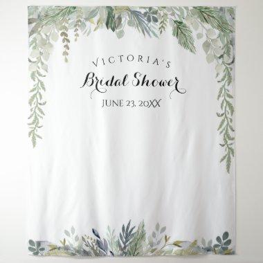 Eucalyptus Bridal Shower Photo Booth Backdrop