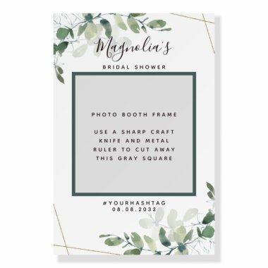Eucalyptus  Photo Booth Prop Frame Foam Board