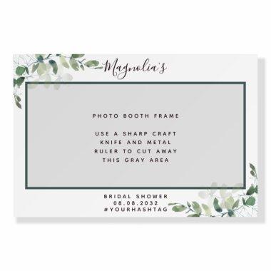 Eucalyptus Bridal Shower Photo Booth Prop Frame Foam Board