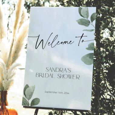Eucalyptus  Sage Green Welcome Foam Board