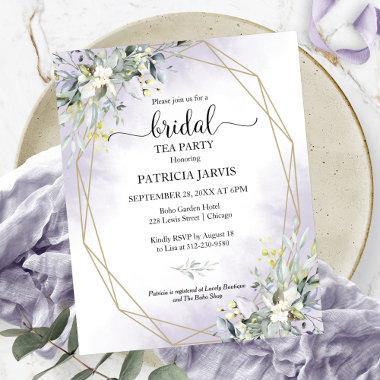Eucalyptus Bridal Tea Party Budget