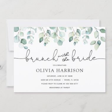 Eucalyptus Brunch with the Bride Shower Invitations