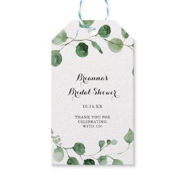 Eucalyptus Calligraphy  Gift Tags