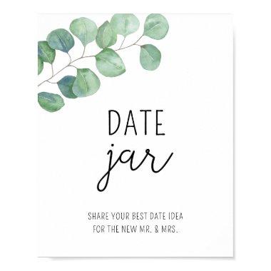 Eucalyptus date night ideas. Date jar bridal game Poster