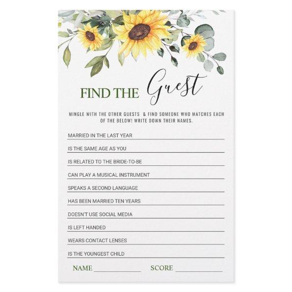 Eucalyptus Find the Guest  Game
