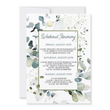 Eucalyptus Foliage Bachelorette Weekend Itinerary