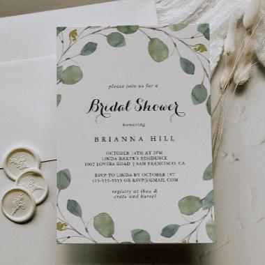 Eucalyptus Foliage Calligraphy