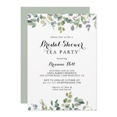 Eucalyptus Foliage Delight  Tea Party