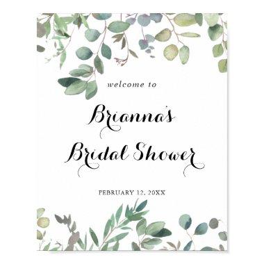 Eucalyptus Foliage Delight  Welcome Poster