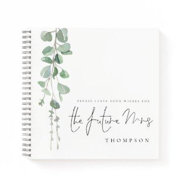 Eucalyptus Future Mrs Name Alternative Guest Book