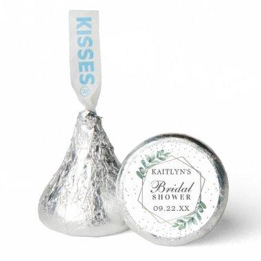 Eucalyptus Geometric Silver Foil  Hershey®'s Kisses®