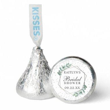 Eucalyptus Geometric Silver Foil Bridal Shower Hershey®'s Kisses®