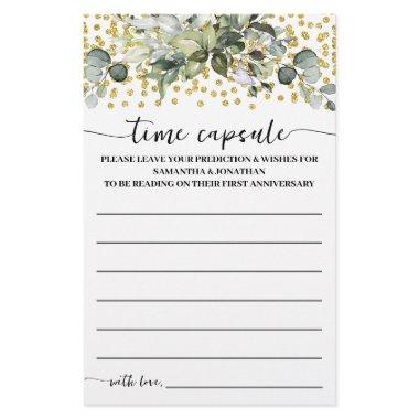 Eucalyptus Gold Time Capsule Advice Game  Flyer