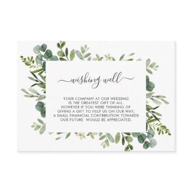Eucalyptus Green Leaves Wedding Wishing Well Enclosure