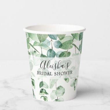 Eucalyptus Greenery  Paper Cups
