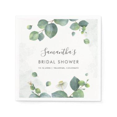 Eucalyptus Greenery  Paper Napkins