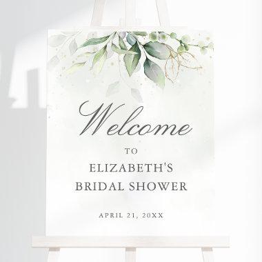 Eucalyptus Greenery Bridal Shower Welcome Sign