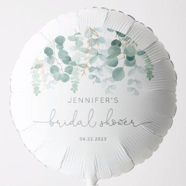 Eucalyptus greenery elegant  balloon