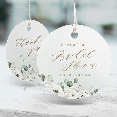Eucalyptus greenery floral rustic  favor tags