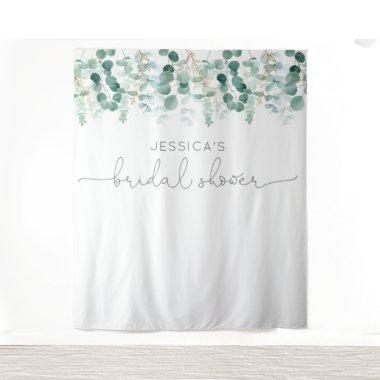 Eucalyptus greenery foliage elegant  tapestry
