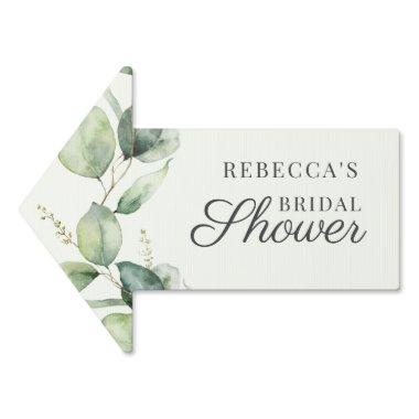 Eucalyptus Greenery Foliage Script Bridal Shower Sign