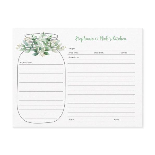 Eucalyptus Greenery Mason Jar Recipe