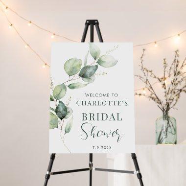 Eucalyptus Greenery Script  Welcome Foam Board