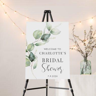 Eucalyptus Greenery Script  Welcome Foam Board