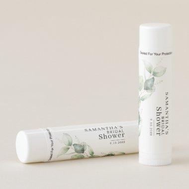 Eucalyptus Greenery Watercolor  Lip Balm