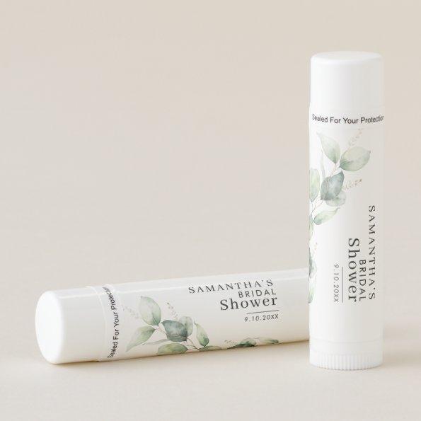 Eucalyptus Greenery Watercolor  Lip Balm