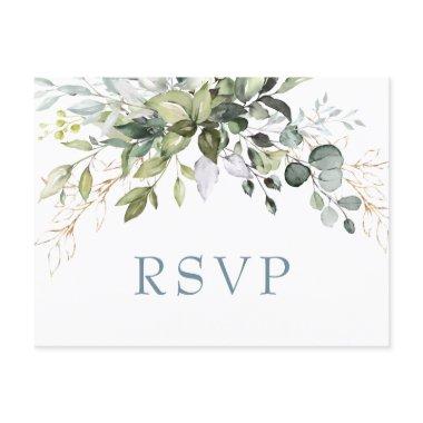 Eucalyptus Greenery Wedding RSVP with Meal Choice PostInvitations