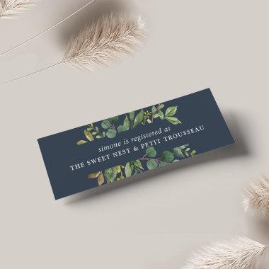 Eucalyptus Grove Bridal Registry Insert Cards