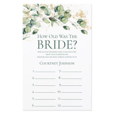 Eucalyptus How Old Was The Bride