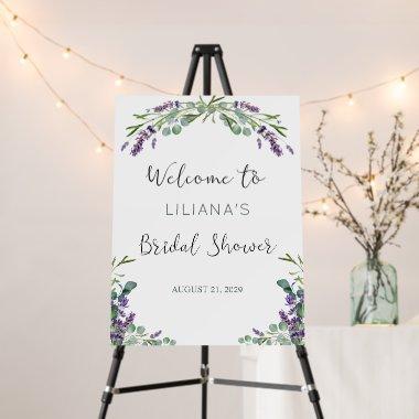 Eucalyptus Lavender Flower Bridal Showier Foam Board